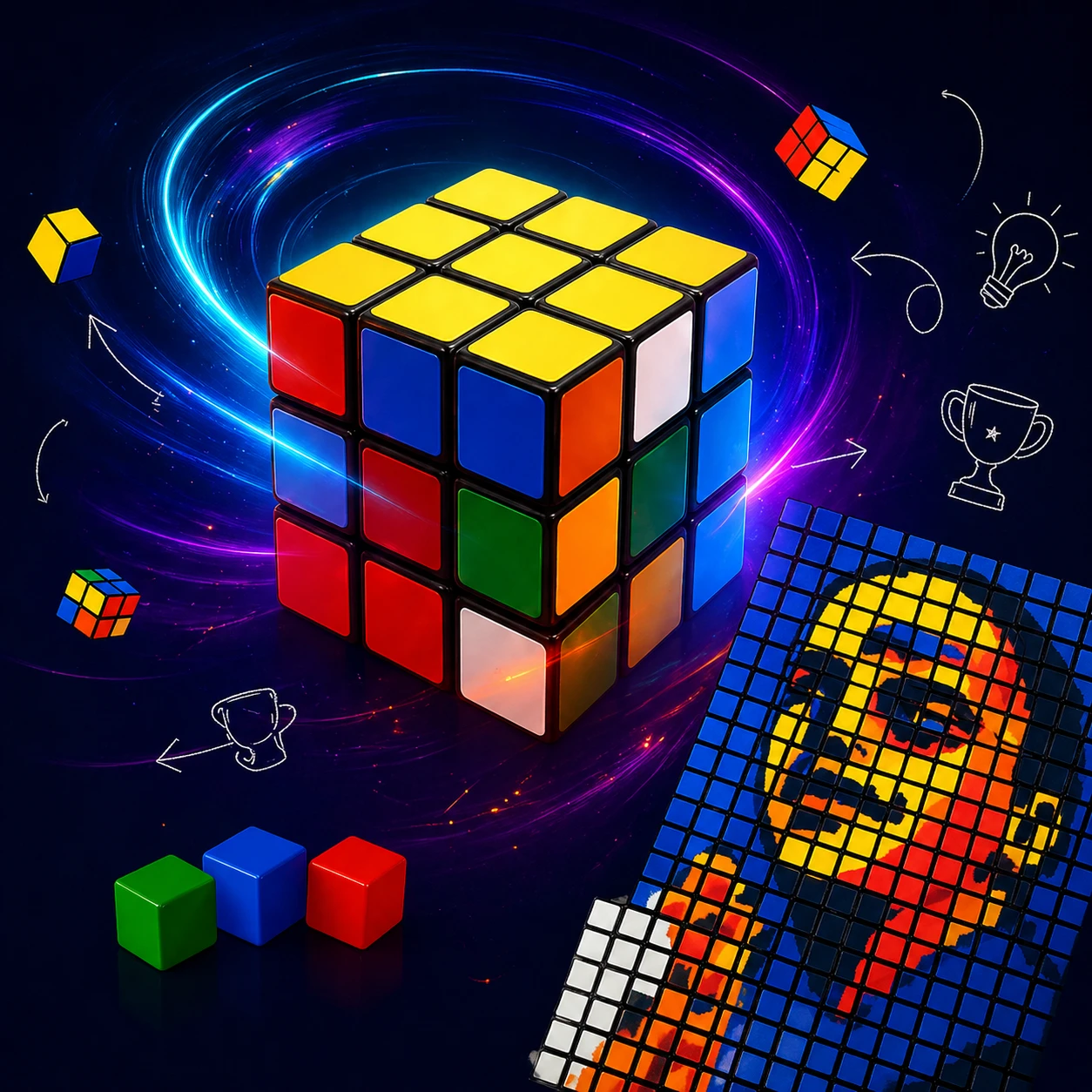 Rubik's Cube Abstract
