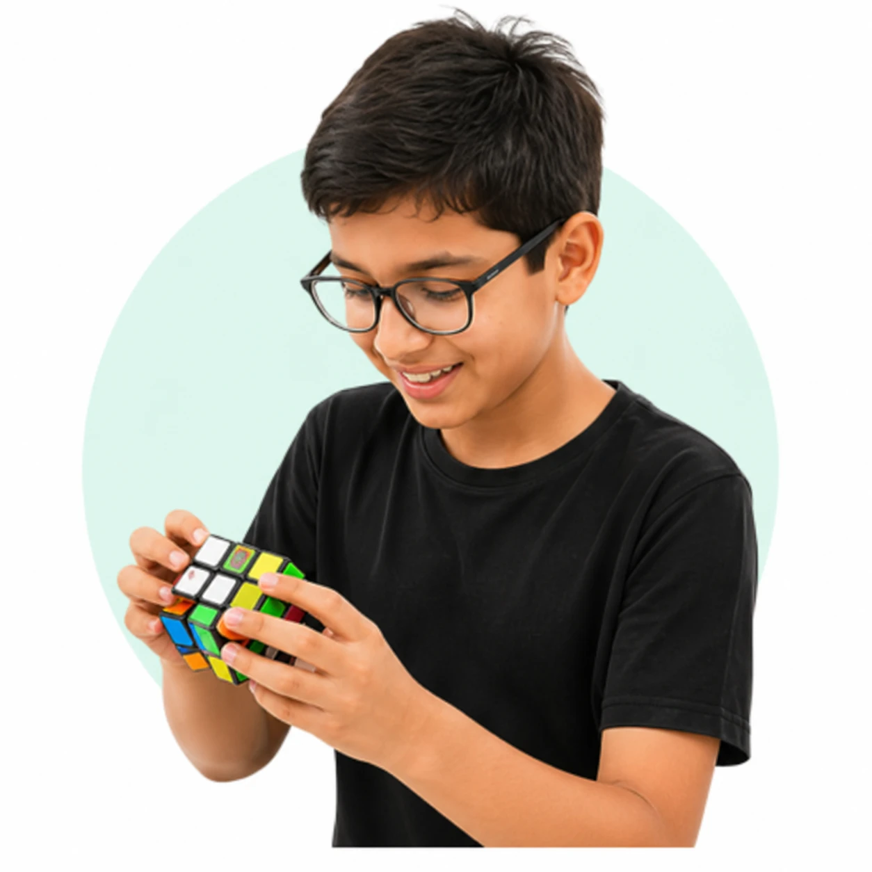Boy with Cube